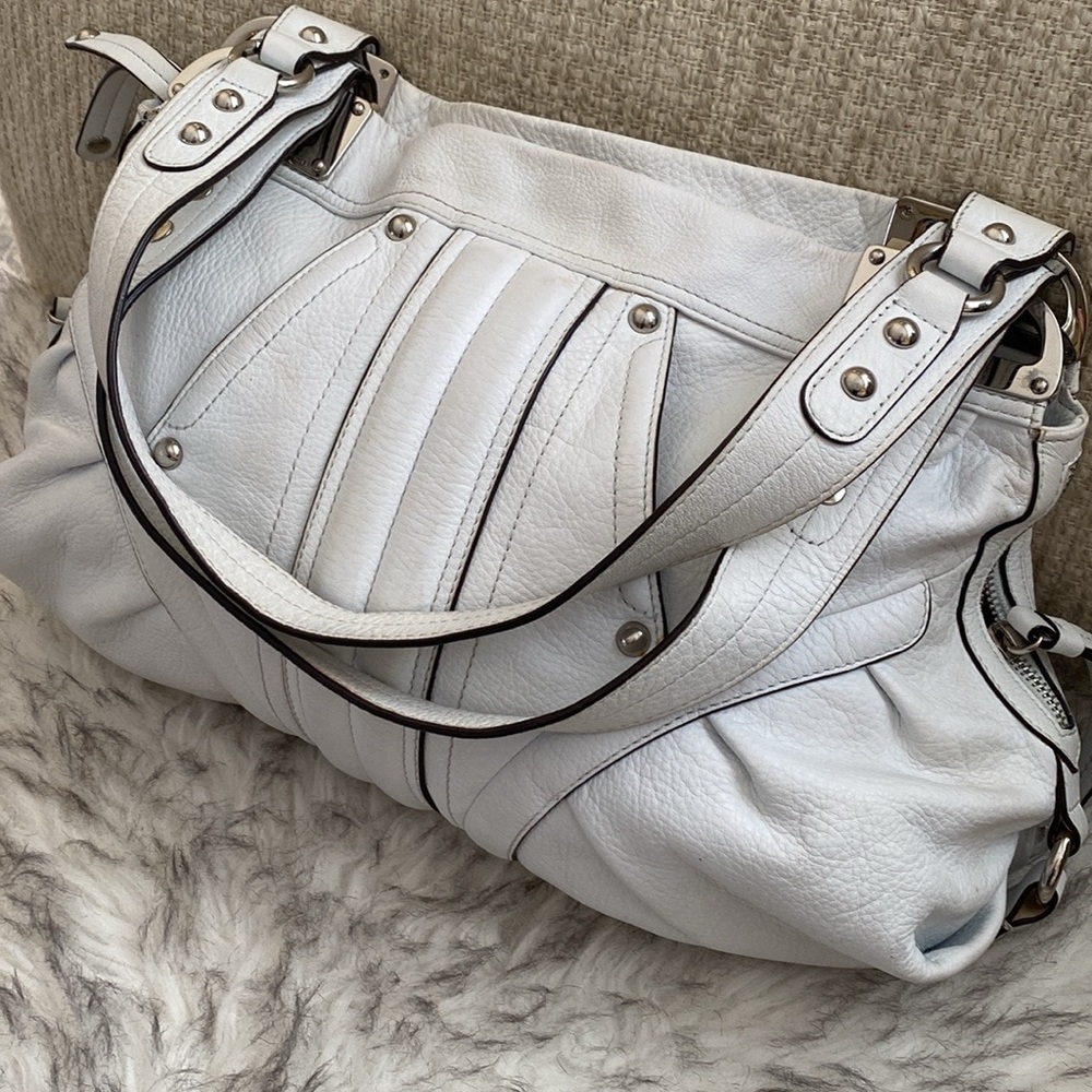 B. MAKOWSKY genuine leather satchel bag